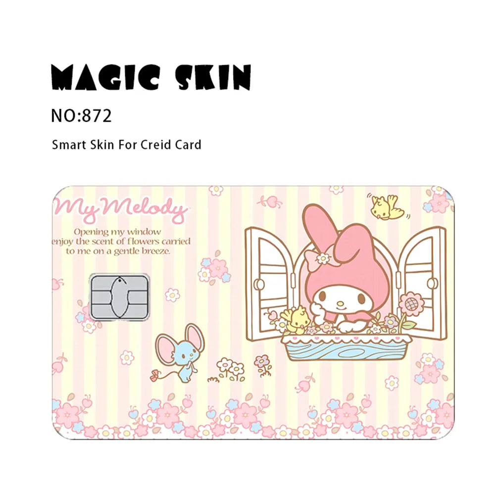 Sanrio Cartoon Bank Card Skin Stickers