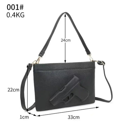 Genuine Leather Women's Crossbody Clutch Bag – Luxury Shoulder Purse
