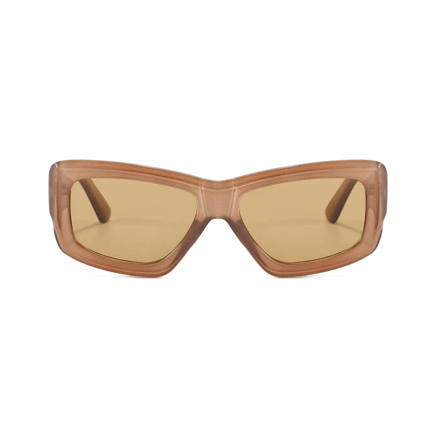 Cat Eye Sunglasses Women Men Y2K Retro Rectangle Shades