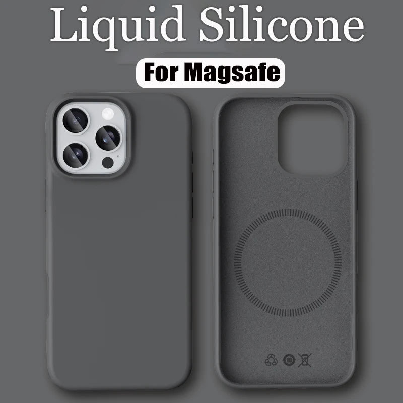 Liquid Silicone MagSafe iPhone Case – iPhone 13 to 17 Series