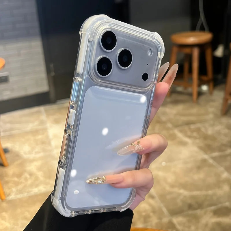 MagSafe Clear iPhone Case – 4-Corner Airbag Shockproof Bumper