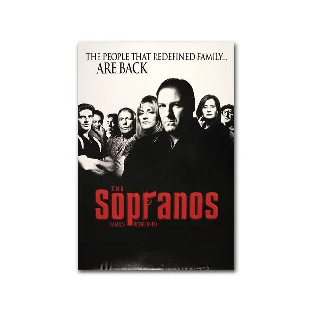The Sopranos Canvas Print – Classic TV Series Wall Art