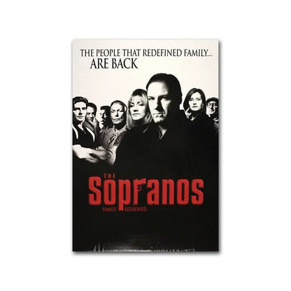 The Sopranos Canvas Print – Classic TV Series Wall Art