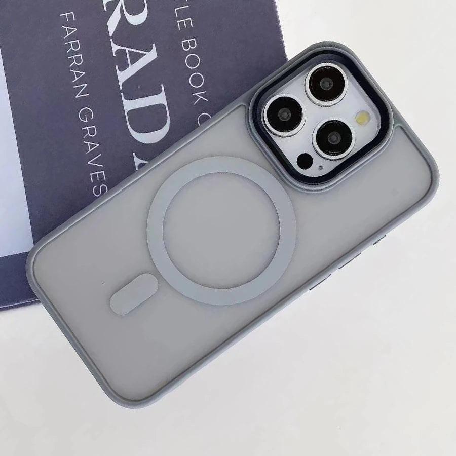 MagSafe Matte Translucent Shockproof iPhone Case – iPhone 11 to 17 Series