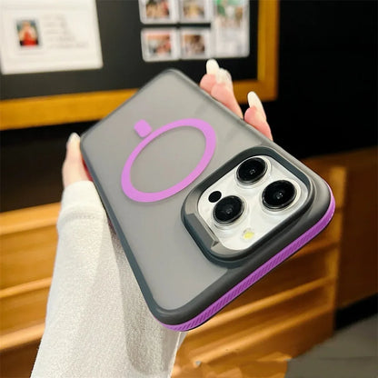 Magnetic MagSafe iPhone Case – Matte Translucent Armor | iPhone 11–16