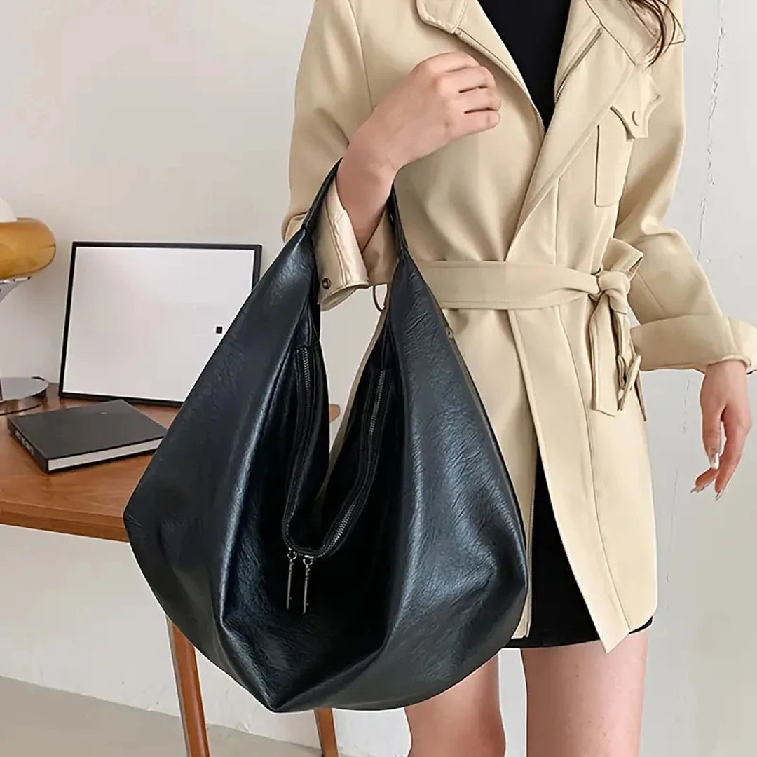 Large Capacity Minimalist Dumpling Shoulder Bag