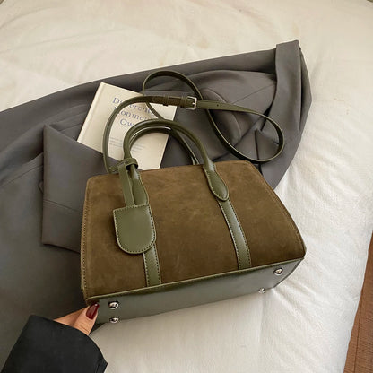 Women Suede Shoulder Bag
