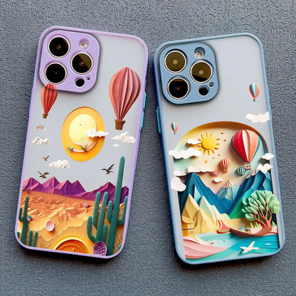 Mountain Landscape Scenery iPhone Case – Colorful Nature Print