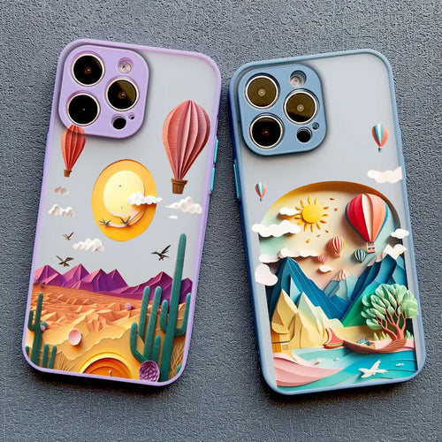 Mountain Landscape Scenery iPhone Case – Colorful Nature Print