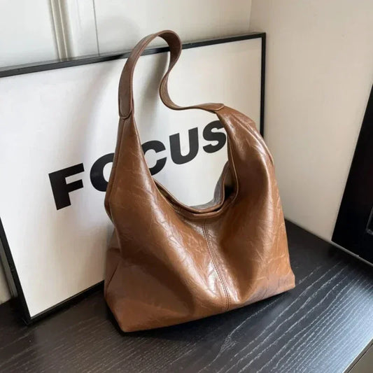Soft PU Leather Shoulder Bag for Women Wedding Totes