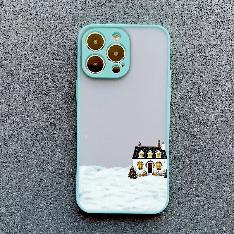 Christmas Snow Village iPhone Case – Winter Holiday Phone Cover