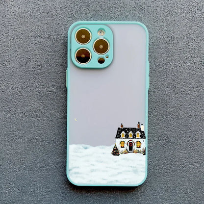 Christmas Snow Village iPhone Case – Winter Holiday Phone Cover