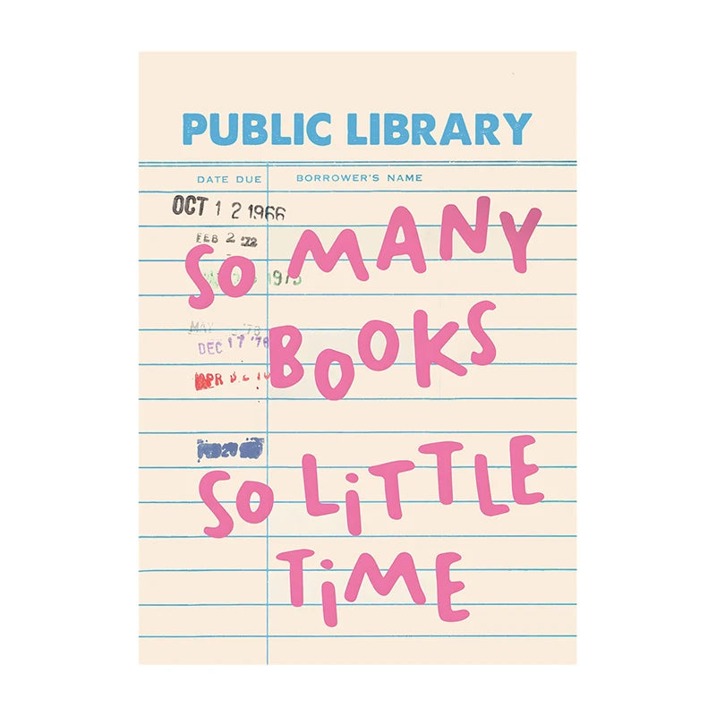 Book Club Wall Art Poster – Retro Reading Print for Book Lovers