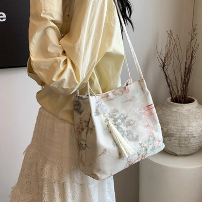 New Models Silk Jacquard Fashionable Minimalist Bag