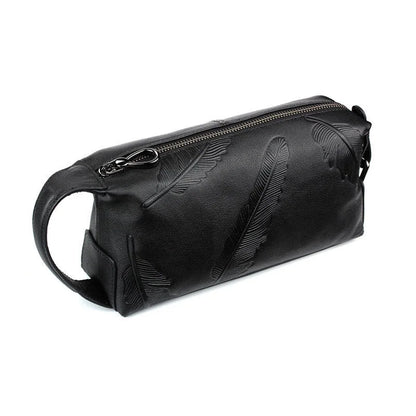 Men's Genuine Leather Clutch Bag – Crocodile Pattern