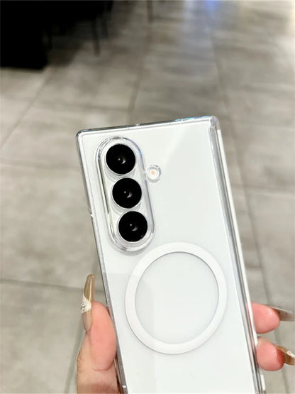 Clear Magnetic Case for Samsung Galaxy Z Fold 8 / 7 / 6