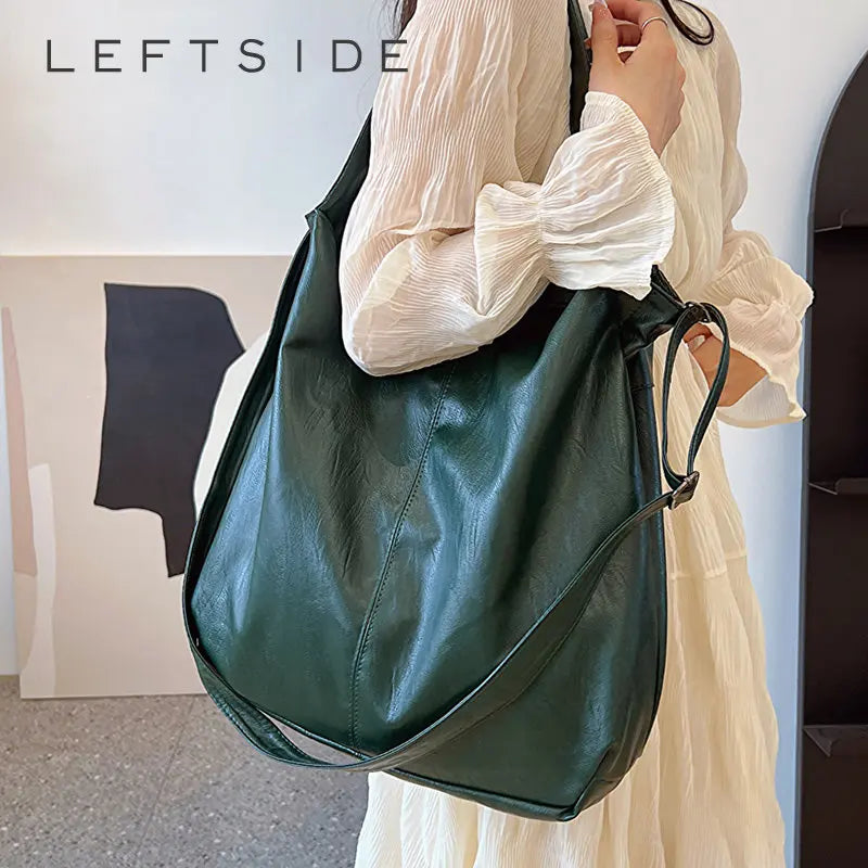 Large Leather Tote Bag for Women