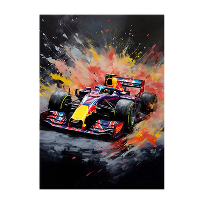 Graffiti Lion Art Poster – Colorful Abstract Canvas Wall Print