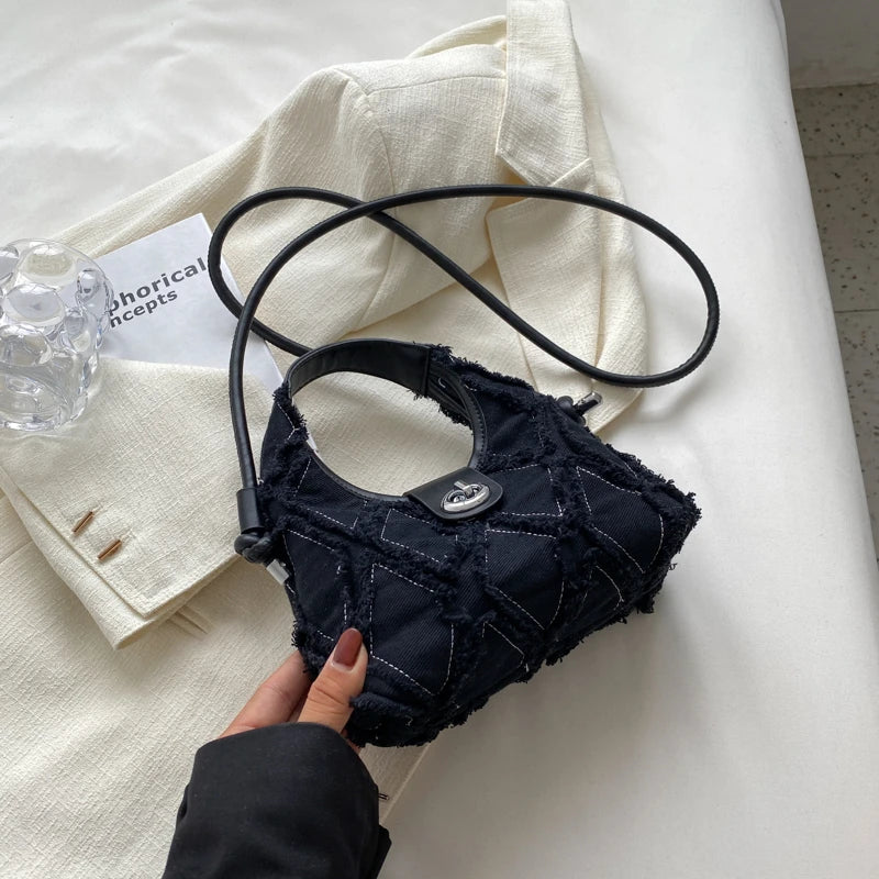 Soft Fabric Trend Small Shoulder Crossbody Bags