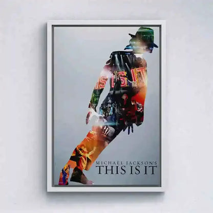 Michael Jackson Wall Art Canvas Print – Music Legend Poster for Home Decor
