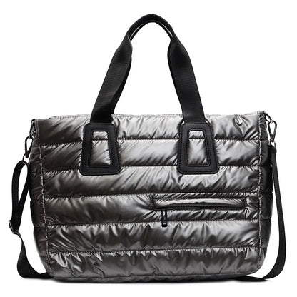 Large Capaci Casual Sle Women's down Cotton Jaet Bag