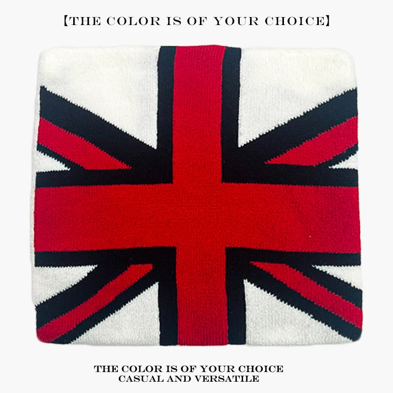 Union Jack Jacquard Beanie Hat – Unisex Streetwear Knit Cap