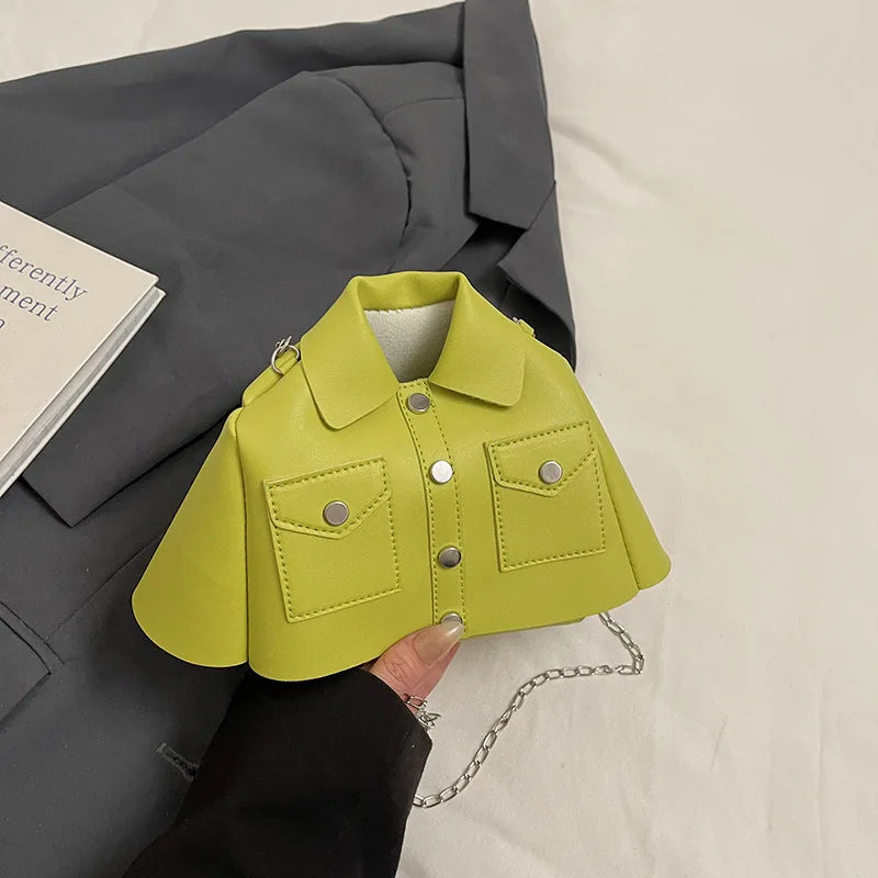 PU Square Compact Shoulder and Crossbody Bags