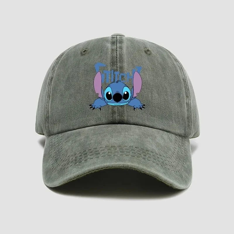 Stitch Cartoon Baseball Cap Adjustable Snapback
