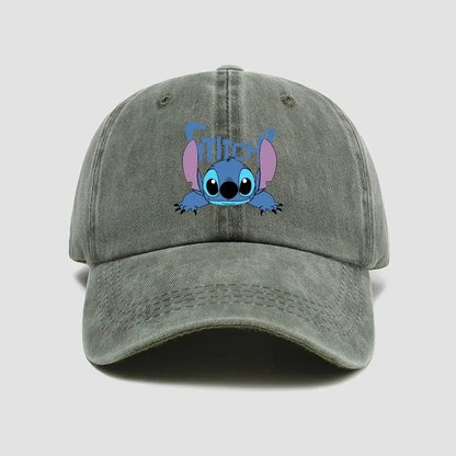 Stitch Cartoon Baseball Cap Adjustable Snapback