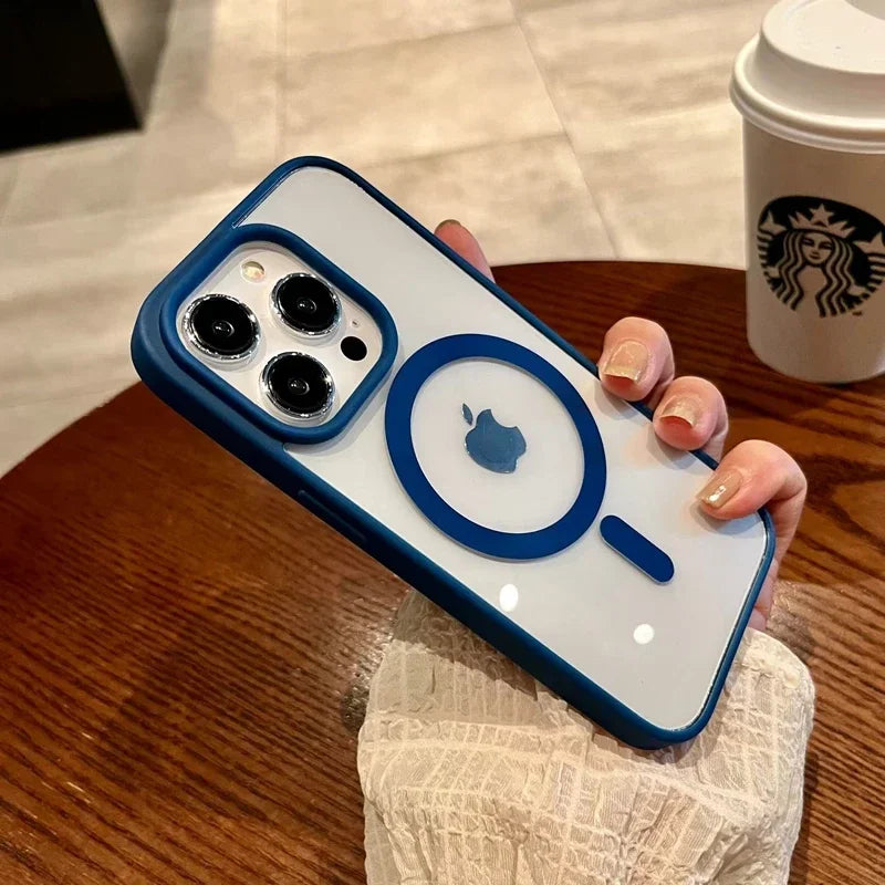MagSafe Clear iPhone Case – Magnetic Wireless Charging