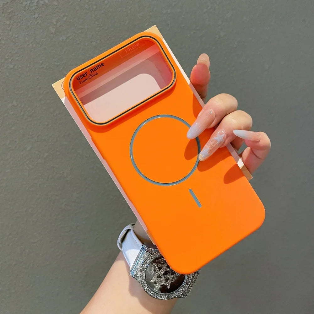 MagSafe Matte TPU iPhone Case – Candy Color, Wireless Charging Compatible