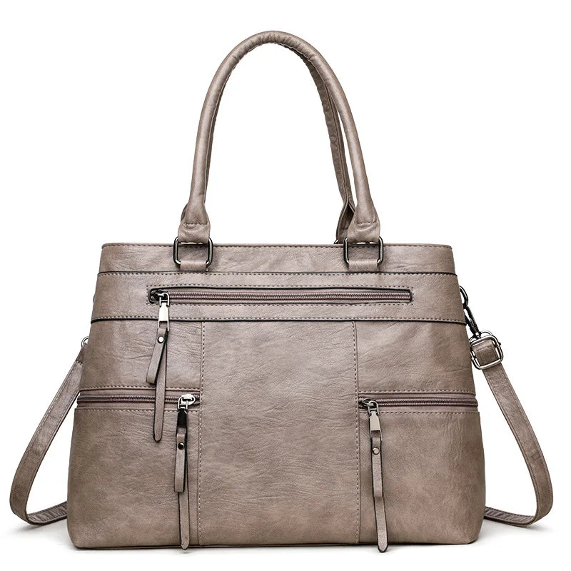 Elegant Handbag For Women High Quality Leather Top-Handle Bags