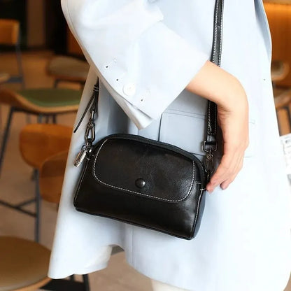 Mini Small Genuine Leather Vintage Bag