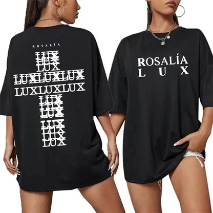 Rosalia Lux Tour Vintage Graphic T-Shirt – Retro Fan Tee
