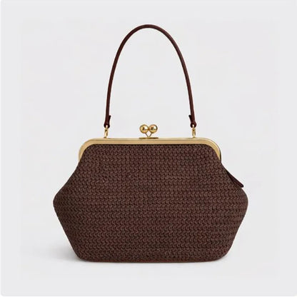 Luxury Clip Clasp Shoulder Bag – Women's Elegant Handbag