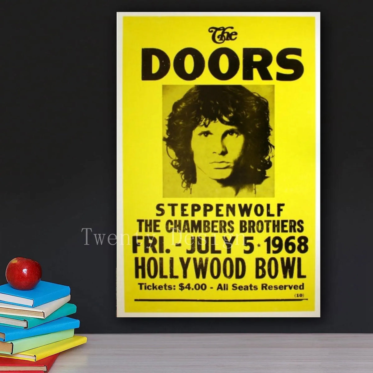 The Doors Vintage Concert Poster – Retro Rock Music Wall Art