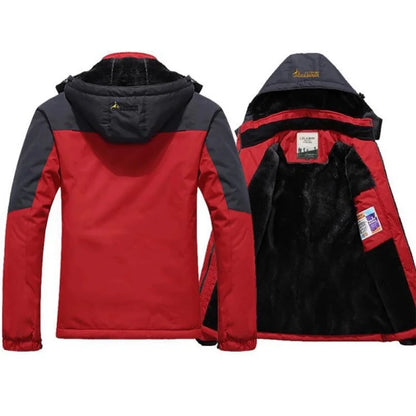 Men's Winter Parka Jacket – Windproof Fleece-Lined Hooded Anorak