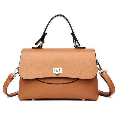 Designer Leather Handbag for Women – Multilayer Crossbody Shoulder Bag