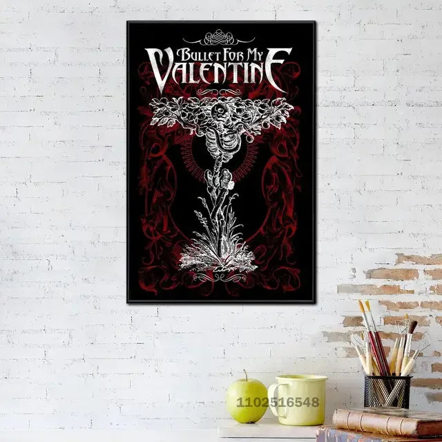 Bullet For My Valentine Wall Art Poster – Rock Band Music Print