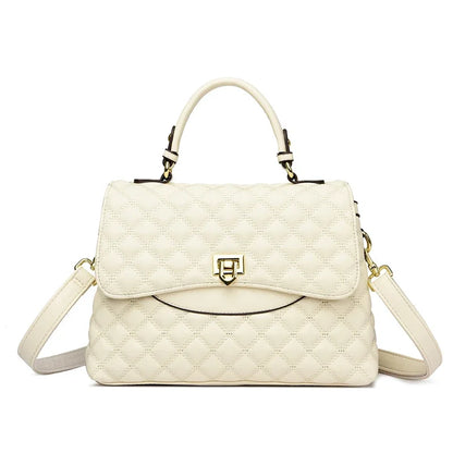 Designer Leather Handbag for Women – Multilayer Crossbody Shoulder Bag