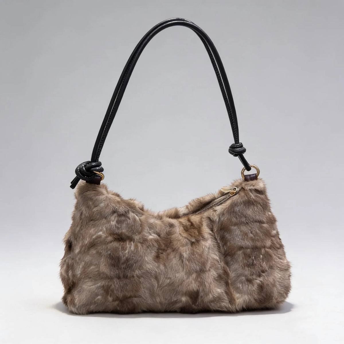 Mink Fur Shoulder Bag – Luxury Women's Crossbody Handbag