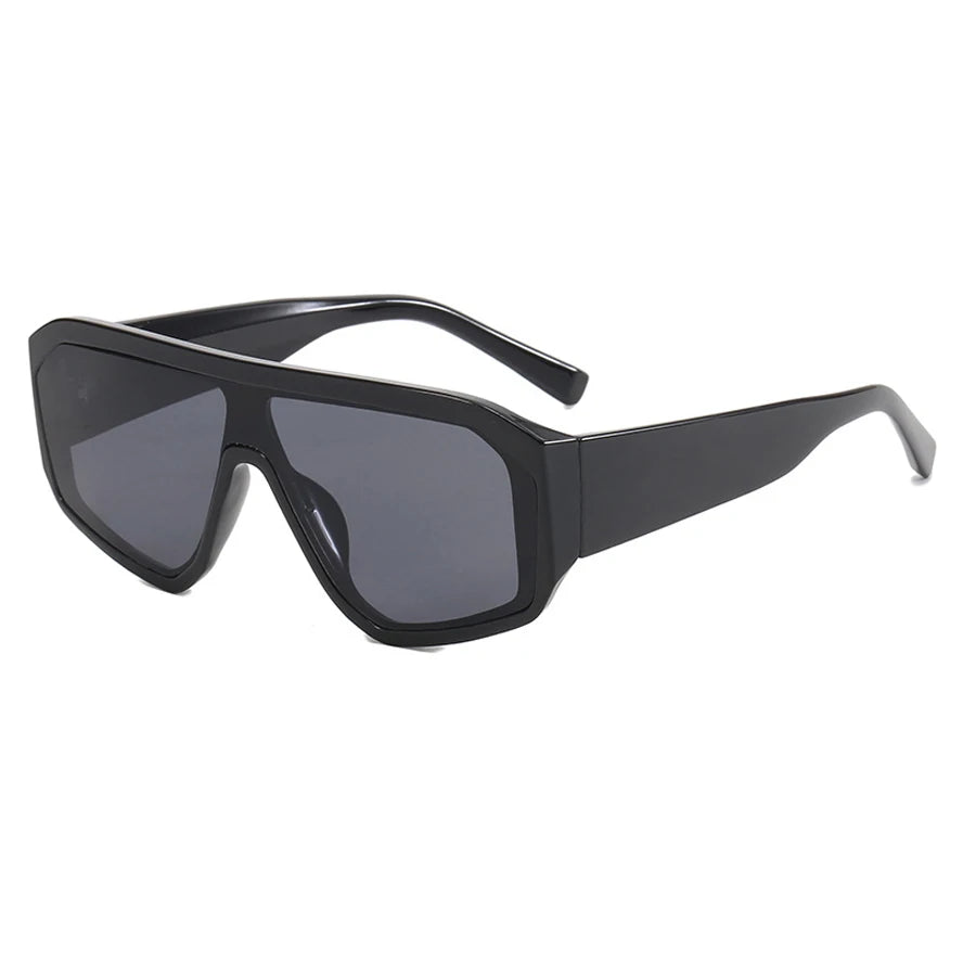 Oversized Square Shield Sunglasses for Women & Men – UV400 Mirror