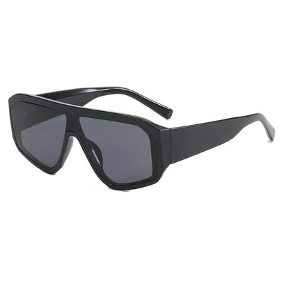 Oversized Square Shield Sunglasses for Women & Men – UV400 Mirror