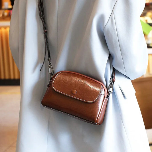 Mini Small Genuine Leather Vintage Bag