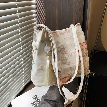 New Models Silk Jacquard Fashionable Minimalist Bag