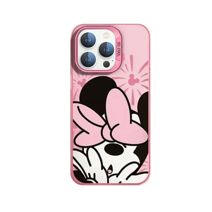 Cartoon Minnie Mickey Y2K iPhone Case – iPhone 11 to 17 Series