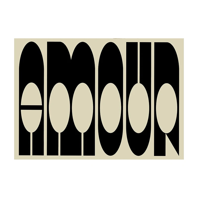 Bold Typography Wall Art Poster – Modern Minimalist Print