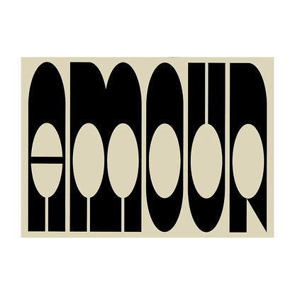 Bold Typography Wall Art Poster – Modern Minimalist Print