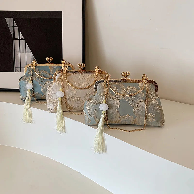Chinese Style Embroidered Shoulder Bag