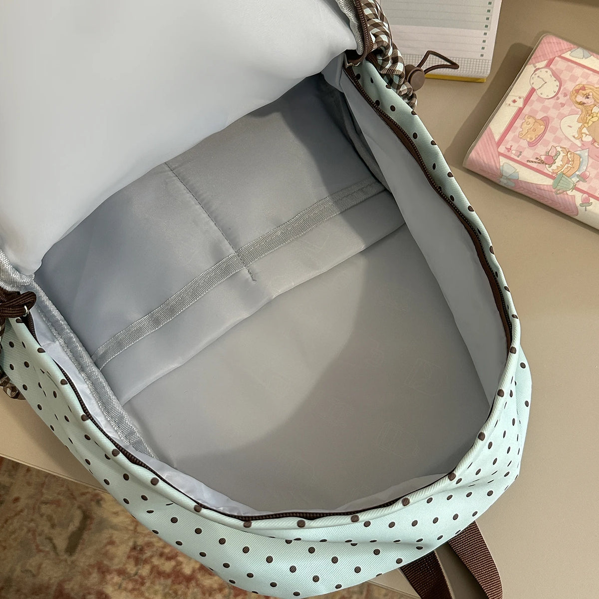 Cute Patchwork Lace Bow Backpack for Women & Girls